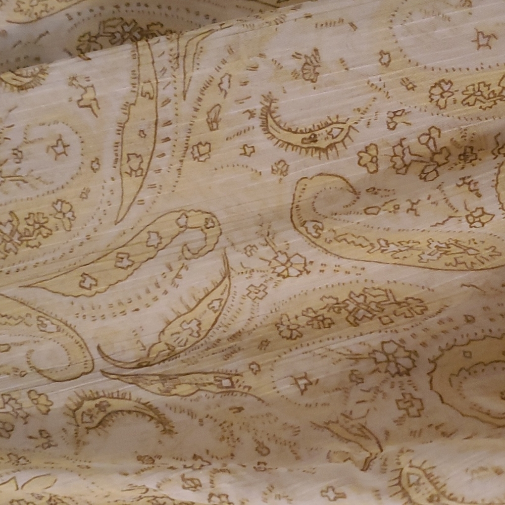 Yellow paisley wide arm blouse - Picture 2 of 5